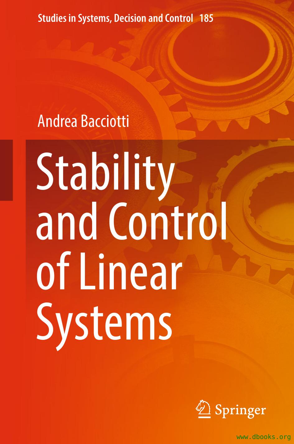 Stability And Control Of Linear Systems Andreabacciotti