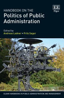 Handbook On The Politics Of Public Administration Andreas Ladner