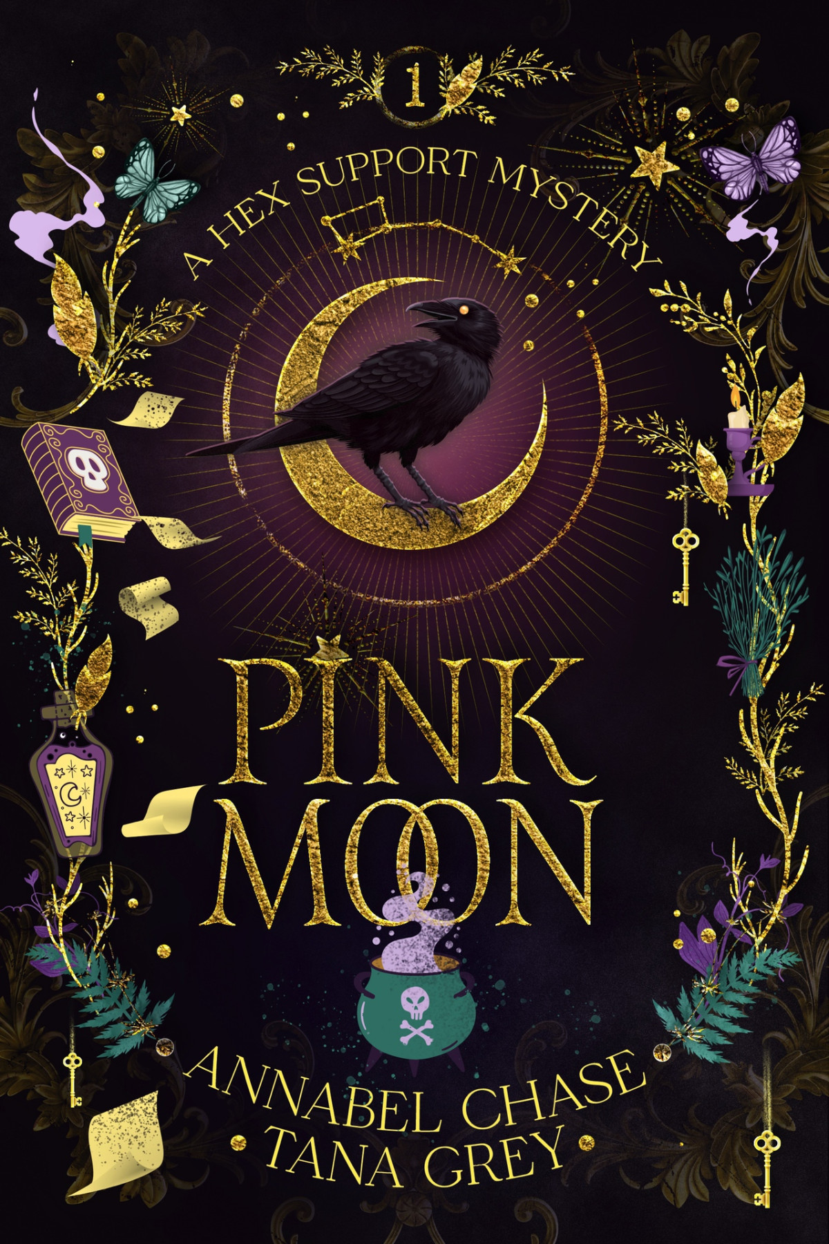 Pink Moon A Hex Support Mystery Book 1 Grey Tana Chase Annabel