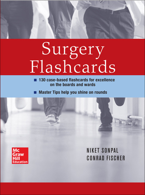 Master The Wards Surgery Flashcards 1st Edition Niket Sonpal Conrad Fischer