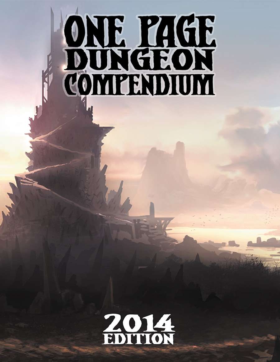 One Page Dungeon Compendium 2014 Edition 2nd Shattered Pike Studio