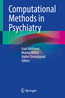 Computational Methods In Psychiatry Gopi Battineni Mamta Mittal