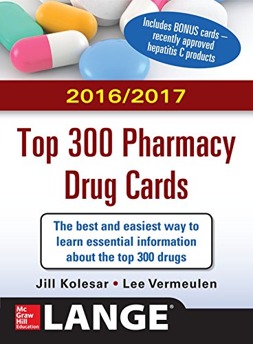 20162017 Top 300 Pharmacy Drug Cards 3rd Edition Jill M Kolesar