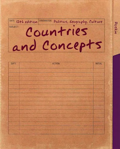 Countries And Concepts Politics Geography Culture 12th Michael G Roskin