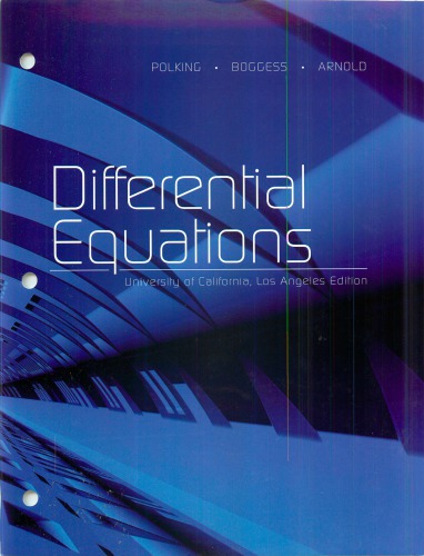 Differential Equations With Boundary Value Problems 2nd Edition John Polking