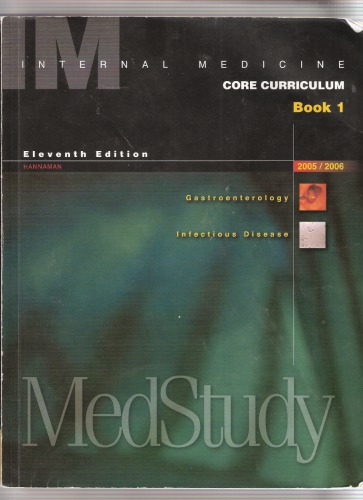 Medstudy Internal Medicine Review Core Curriculum 11th Ed Hannaman