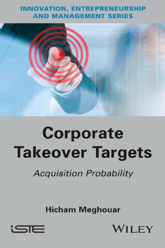 Corporate Takeover Targets Acquisition Probability 1st Edition Hicham Meghouar