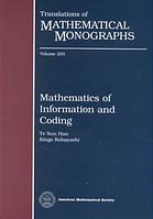 Mathematics Of Information And Coding Han Te Sun Kobayashi Kingo