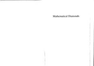 Mathematical Diamonds Ross Honsberger
