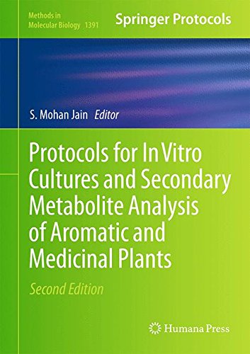 Protocols For In Vitro Cultures And Secondary Metabolite Analysis Of Aromatic And Medicinal Plants 2nd S Mohan Jain