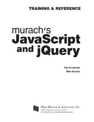 Murachs Javascript And Jquery Zak Ruvalcaba Mike Murach