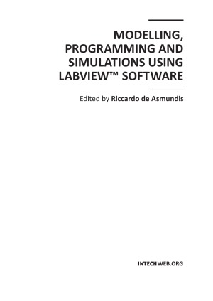 Modeling Programming And Simulations Using Labview Software Riccardo De Asmundis