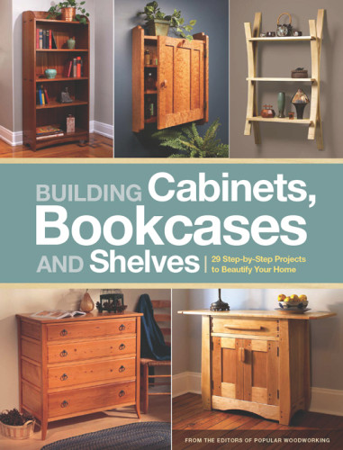 Building Cabinets Bookcases Shelves 29 Stepbystep Projects To Beautify Your Home Popular Woodworking