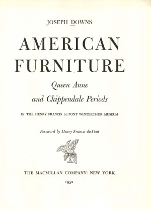 American Furniture Queen Anne And Chippendale Periods Joseph Downs