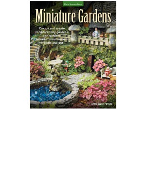 Miniature Gardens Design And Create Miniature Fairy Gardens Dish Gardens Terrariums And Moreindoors And Out Katie Elzerpeters