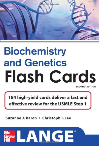 Biochemistry And Genetics Flash Cards 2nd Edition Suzanne Baron
