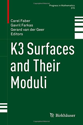 K3 Surfaces And Their Moduli 1st Edition Carel Faber Gavril Farkas