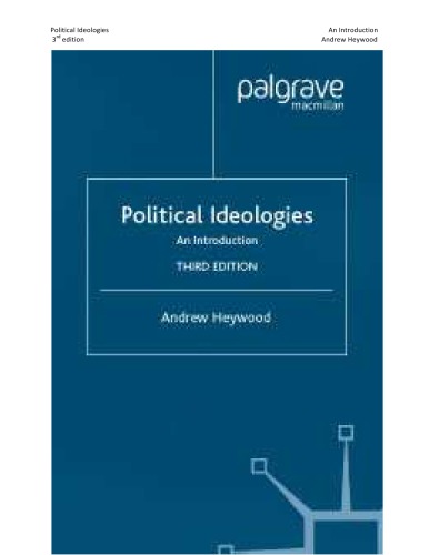 Political Ideologies An Introduction 3rd Andrew Heywood