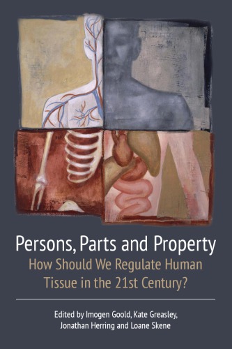 Persons Parts And Property How Should We Regulate Human Tissue In The 21st Century Imogen Goold Kate Greasley Jonathan Herring Loane Skene Eds