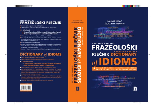 Hrvatskoengleski Frazeoloki Rjenik Croatianenglish Dictionary Of Idioms Dalibor Vrgo