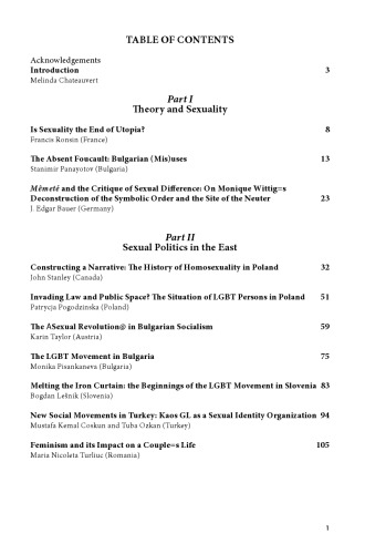 New Social Movements And Sexuality Papers From The 2004 Sofia Conference Of The Socialism And Sexuality Network Melinda Chateauvert Ed