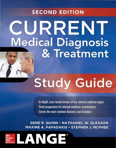 Current Medical Diagnosis And Treatment Study Guide 2nd Edition Gene R Quinn