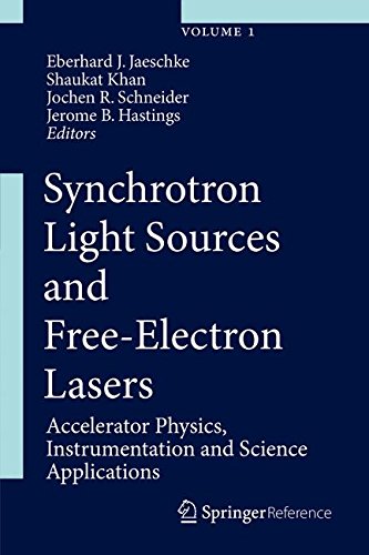 Synchrotron Light Sources And Freeelectron Lasers Accelerator Physics Instrumentation And Science Applications 1st Edition Eberhard J Jaeschke