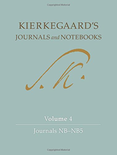 Kierkegaards Journals And Notebooks Volume 4 Journals Nbnb5 Sren Kierkegaard