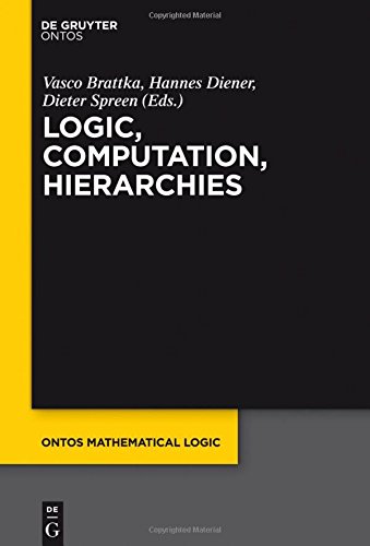 Logic Computation Hierarchies Vasco Brattka Hannes Diener Dieter Spreen