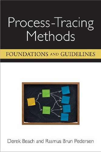 Processtracing Methods Foundations And Guidelines Derek Beach