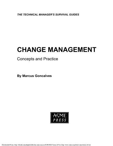 Change Management Goncalves Marcus