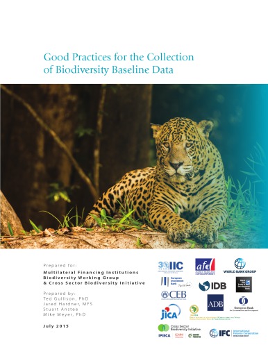 Good Practices For The Collection Of Biodiversity Baseline Data Anstee