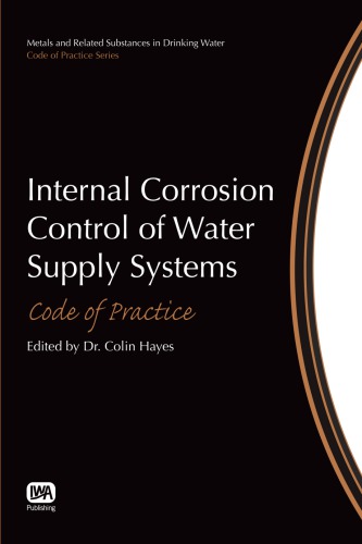 Internal Corrosion Control Of Water Supply Systems Code Of Practice Hayes