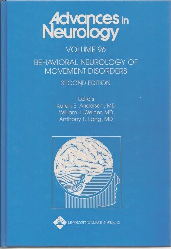 Behavioral Neurology Of Movement Disorders Second William J Weiner Md