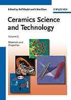 Ceramics Science And Technology In 4 Vol V 2 Properties Riedel Ralf Ed Chen Iwei Ed