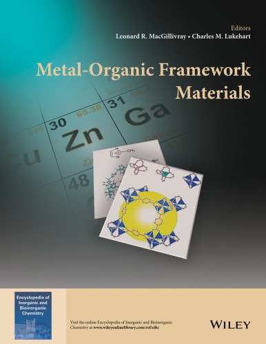 Metalorganic Framework Materials Lukehart Charles M Macgillivray