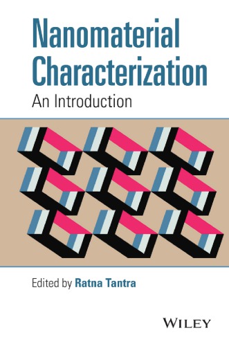 Nanomaterial Characterization An Introduction Ratna Tantra