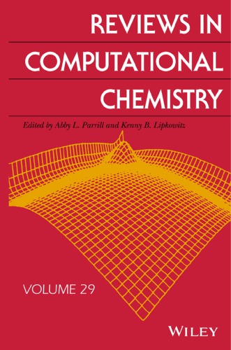 Reviews In Computational Chemistry Volume 29 Lipkowitz Kenny B Parrill