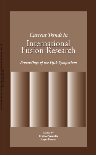 Current Trends In International Fusion Research Proceedings Of The Fifth Symposium Raman