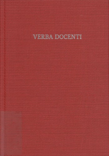 Verba Docenti Studies In Historical And Indoeuropean Linguistics Presented To Jay H Jasanoff By Students Colleagues And Friends Alan J Nussbaum