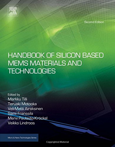 Handbook Of Silicon Based Mems Materials And Technologies Second Edition Second Edition Markku Tilli
