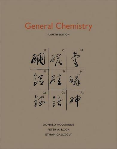 General Chemistry Fourth Edition Mcquarrie Donald Allan Gallogly