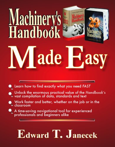 Machinerys Handbook Made Easy 1st Edition Janecek Edward T