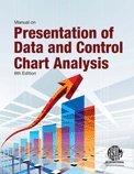 Manual On Presentation Of Data And Control Chart Analysis 8th Edition 8th Ed Astm International
