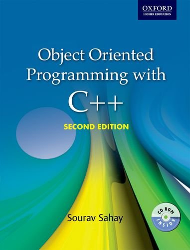 Object Oriented Programming With C 2e Second Edition Sahay
