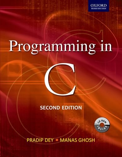 Programming In C 2e Second Edition Dey Pradip Ghosh Manas