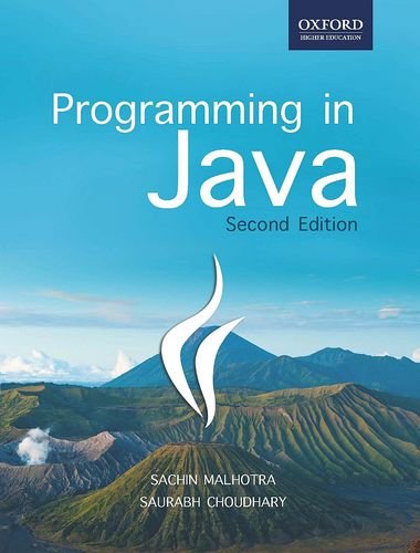 Programming In Java 2nd Edition Choudhary Saurabh Malhotra Sachin