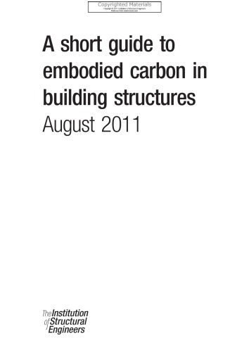 A Short Guide To Embodied Carbon In Building Structures