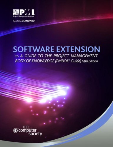 Software Extension To The Pmbok Guide Fifth Edition 5th Edition Project Management Institute