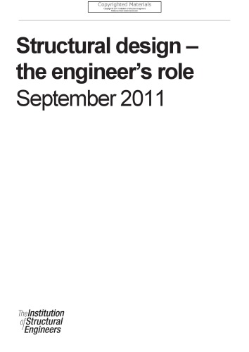 Structural Design The Engineers Role